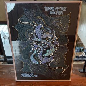 Tides of the Dolphin Framed Art Print